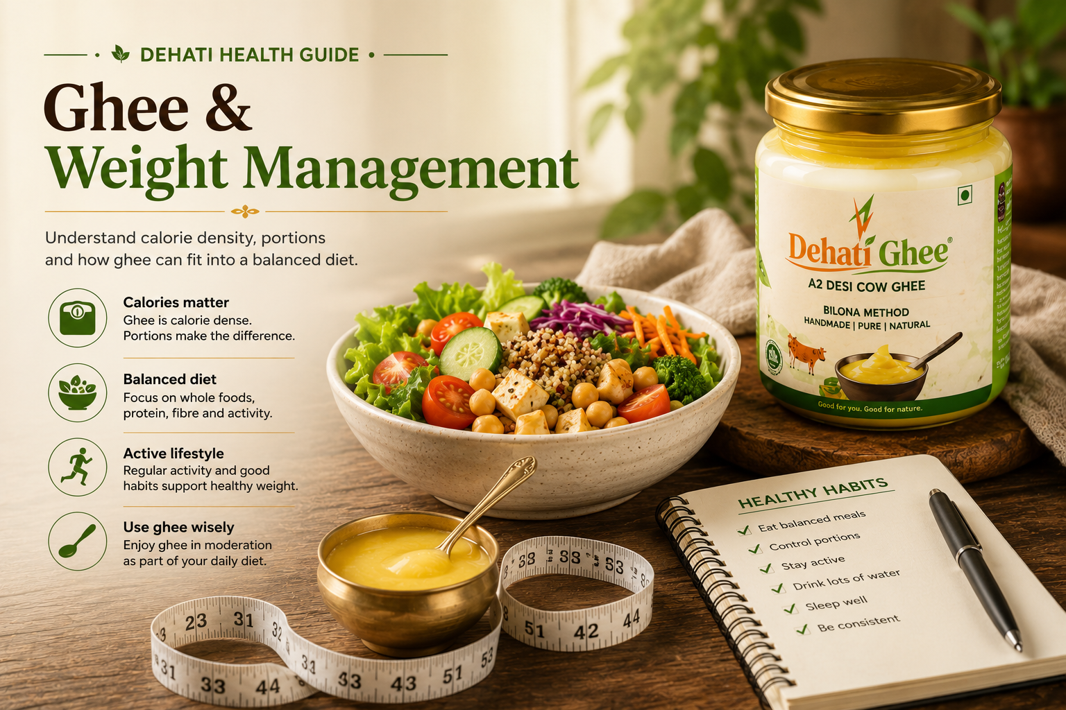 Weight management and balanced diet