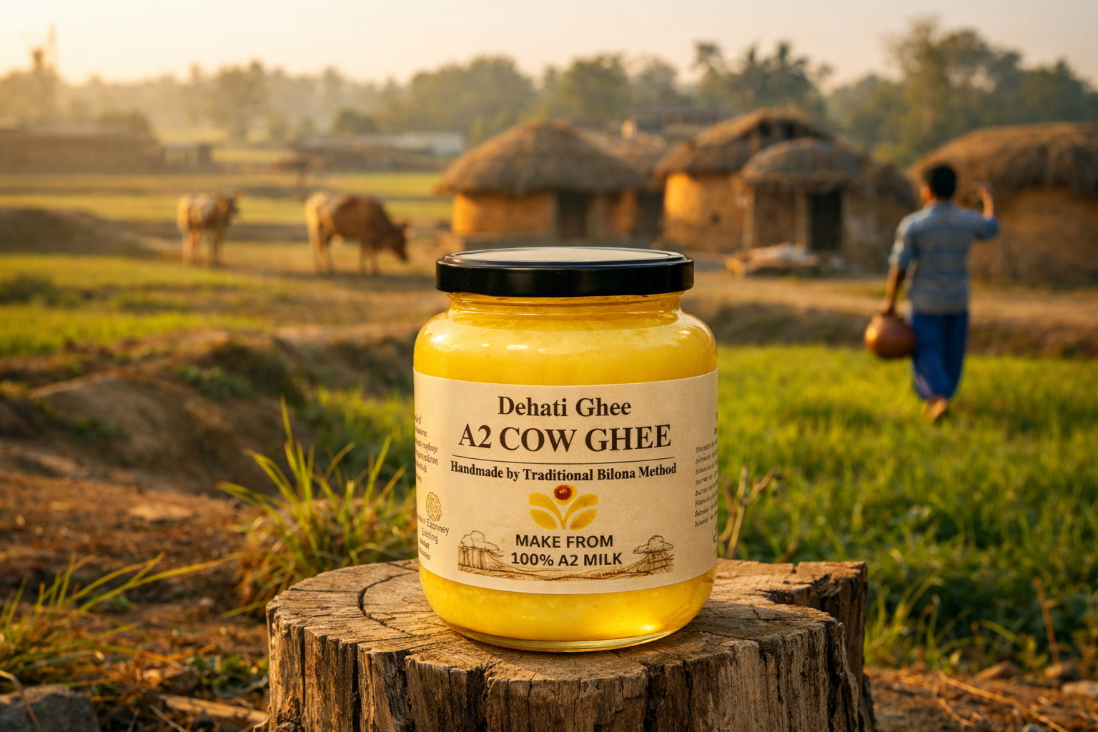 Village made traditional desi ghee